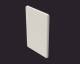 Kleinhuis BE1058.6 end piece 105x66 mm ASA RAL9001 cream white