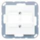 Jung A569-21ACSWW cover for IBM-ACS, fully shielded KAT.5 UP alpinweiss