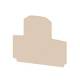 Hager KR02AP end plate for KR025LM color: beige
