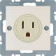 Berker 41668982 socket outlet USA/CANADA NEMA 5-15 R S.1 white glossy
