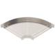 OBO Bettermann 6036660 RB 90 650 A4 Bogen 90° für Kabelrinne horizontal