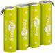 Goobay 55580 4x AA (Mignon) Akku - 2100 mAh - Lötfahne (U), LSD-NiMH Akku (Ready-to-Use), 4,8 V, 