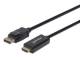 Manhattan 152679 1080p DisplayPort auf HDMI-Kabel, DisplayPort-Stecker auf HDMI-Stecker, 1,8 m, schwarz