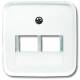 Busch Jaeger 2CKA001753A8402 Busch-Jaeger central disk 1803-02-214, alpine white for UAE socket Duro 2000 SI