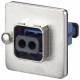 Metz Connect 1402K83320ME BTR OpDAT Ind. IP67 V14 SC-RJ/2S SM bh central flange push-pull