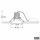 Lts Licht und Leuchten 641863 LTS VTRL 12.0527.35 EB spotlight Vale-Tu Round LED 12W 827 550lm D110 black