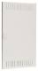 Hager VA36V door, Volta, APV, slotted, 3 rows, sheet steel