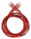Jung SIAM-AK70 Anschlusskabel 700mm rot Audio