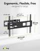 Goobay Basic TV-Wandhalterung Basic FULLMOTION (L), schwa