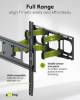 Goobay Basic TV-Wandhalterung Basic FULLMOTION (L), schwa