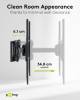 Goobay Basic TV-Wandhalterung Basic FULLMOTION (L), schwa
