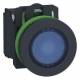 Schneider Electric XB5FW36G5 Schneider illuminated pushbutton complete flush plastic blue 30mm 110V IP69K
