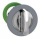 Schneider Electric ZB5FK1313C0 Schneider illuminated selector switch front, plastic, white, 3-positions