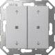 GIRA 517426 KNX Taster Wippe 2f Pfeile System 55 F Alu