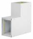 Hager L69259016 Flachwinkel zu FWK90 E60/E30 50x110mm verkehrsweiß