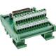 InLine® D-Sub 25 Terminalblock, Stecker, Schraubklemme, Hutschiene, nummeriert