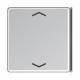 Jung A404TSAPAL23 Taste 4fach Auf/Ab unten links Serie A/AS aluminium