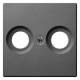 Merten MEG4122-0414 central plate, f.Antennen anthracite System M