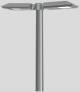 BEGA Gantenbrink 99528AK4 Aufsatzleuchte silber 4000K