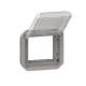 Legrand 069580L Plexo New Einsatz Mosaic Adapter mit transparentem Klappdeckel