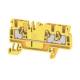 Weidmüller 1521840000 A3C 2.5 YL Durchgangsreihenklemme PUSH IN 2,5 mm² 
