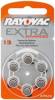 Rayovac 49589 Hearing Aid Button Cell PR48 / V13 - zinc-air battery, 1.4V