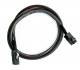 MICROCHIP 2279700-R Adaptec Mini-SAS HD/SAS Data Transfer Cable - 1 m - SFF-8643 Mini-SAS HD - SFF-8087 Mini-SAS