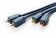 Clicktronic 70376 Stereo audio cable - Cinch coaxial cable for powerful stereo sound