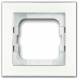 Busch Jaeger 2CKA001754A4437 BJ 1721-280 Abdeckrahmen 1f Busch-axcent weissglas