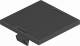 OBO Bettermann 7407584 OBO LP 45 Leerplatzabdeckung für eckige Öffnung PA graphitschwarz 