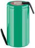 Goobay 72802 Sub-C, 1500 mAh, Lötfahne (Z) Akku, 1 Stk. unverpackt, Nickel-Metallhydrid (NiMH), 1,2 V, PVC