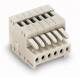 WAGO 733-107 female connector, 7-pin light gray 0,08-0,5qmm
