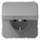 JUNG CD1520BFKLGR SCHUKO socket m.Klappd.16A 250V CD gray