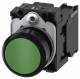 Siemens 3SU11000AB401BA0 Drucktaster 22mm rund grün Druckknopf 1S