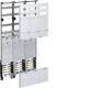 Hager ZL5ET26 Komplettfeld univers Z 6ZP BKE-I 3-feldig Steuerklemme 7-polig HLAK
