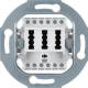 Hager WDF4011WG TAE socket 2x6/6NFF polar white matte module insert UP