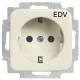 Busch Jaeger 2CKA002011A2159 BJ 20EUC/DV-212 Steckdose mit Aufdruck EDV Busch-Duro 2000 SI weiß