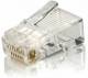Equip Stecker Cat6 ungeschirmt RJ45 Premium 100Stk transp.