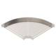 OBO Bettermann 6036662 RB 90 660 A4 Bogen 90° für Kabelrinne horizontal