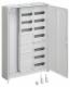 Hager ZB33SYS013 system cabinet univ.Z APZ2 2xRfZ VT10 1100x800x205mm