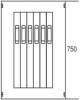 Striebel + John 2CPX062903R9999 AG177 Abdeckung 750x500 6xNH00 