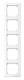 Merten 470525 M-SMART frame 5f vertical with label holder active white glossy