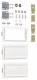 Hager FZ443S Verbindungssatz univers vertikal 3feld QS