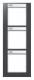 Jung AC583BFNAANM frame 3-fold lettering vertical series A creation anthr.matt