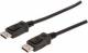 Digitus AK-340103-020-S ASSMANN DisplayPort Kabel DP 2.0m Verriegelung DP 1.1a sw.