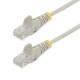 Startech.com N6PAT50CMGRS 0,5 m CAT6 Kabel - Slim CAT6 Patchkabel - Grau - Snagless RJ45-Steckern - Gigabit-Ethernet-Kabel - 28 AWG