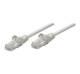 Intellinet 737296 Premium network cable, Cat6a, S/FTP 100% copper, Cat6a certified, LS0H, RJ45 plug/RJ45 plug, 50.0 m, gray