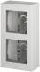 Eff Eff Fritz Fuss 1385EG1-7--0400 housing Gira Profile, 87x86x53 AP 