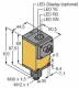 Turck Q45BW22FQ1 opto sensor, light guide sensor 3040215