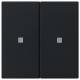 GIRA 5107005 KNX RF control panel 2f System 55 Black m